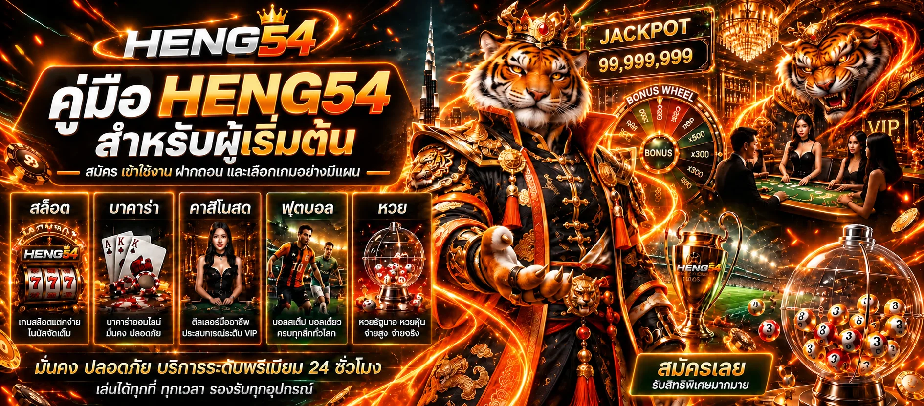 HENG54 คู่มือสมัคร ทางเข้า และฝากถอนสำหรับมือใหม่